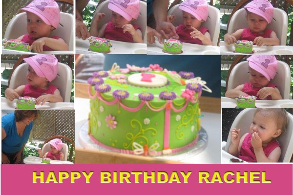 Large cake in centre was for guests. Birthday girl got a miniature version all to herself.